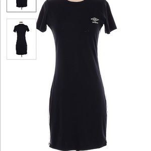 Umbro Plus size black racer dress.